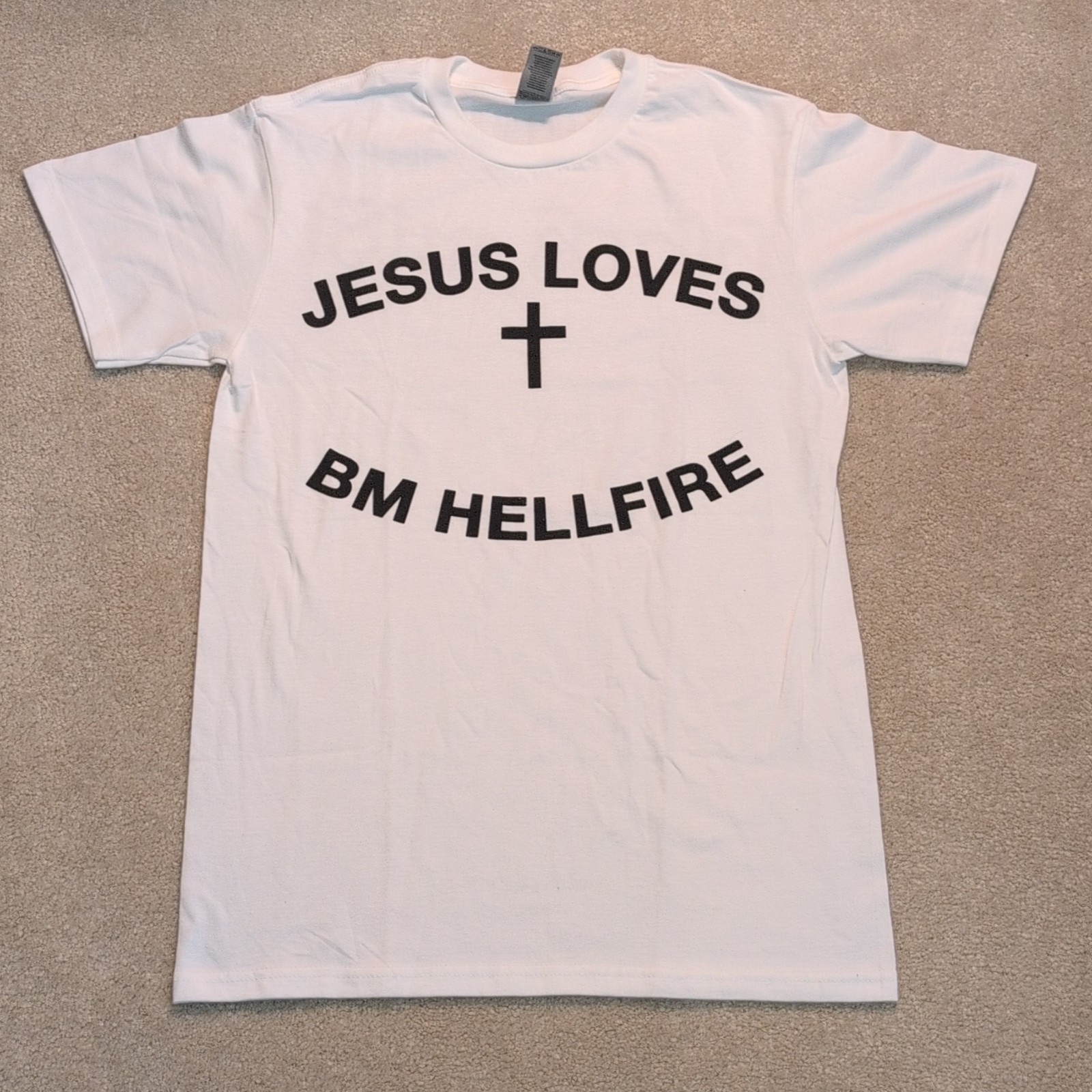 Black Midi Jesus Loves BM Hellfire 2022 US Tour Shirt Size Small Prog Greep