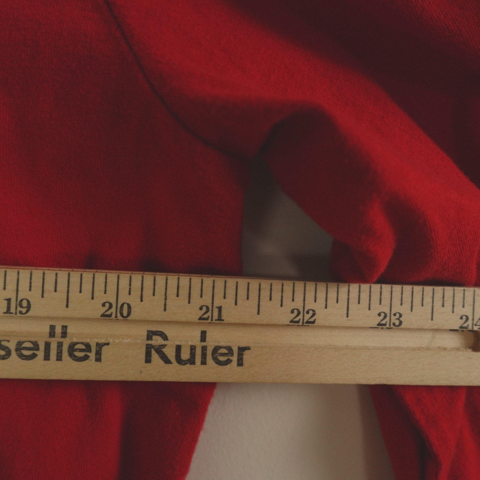 Ralph Lauren Polo Bear Pullover Large Red Sun Valley Jersey Hooded T Shirt gallery
