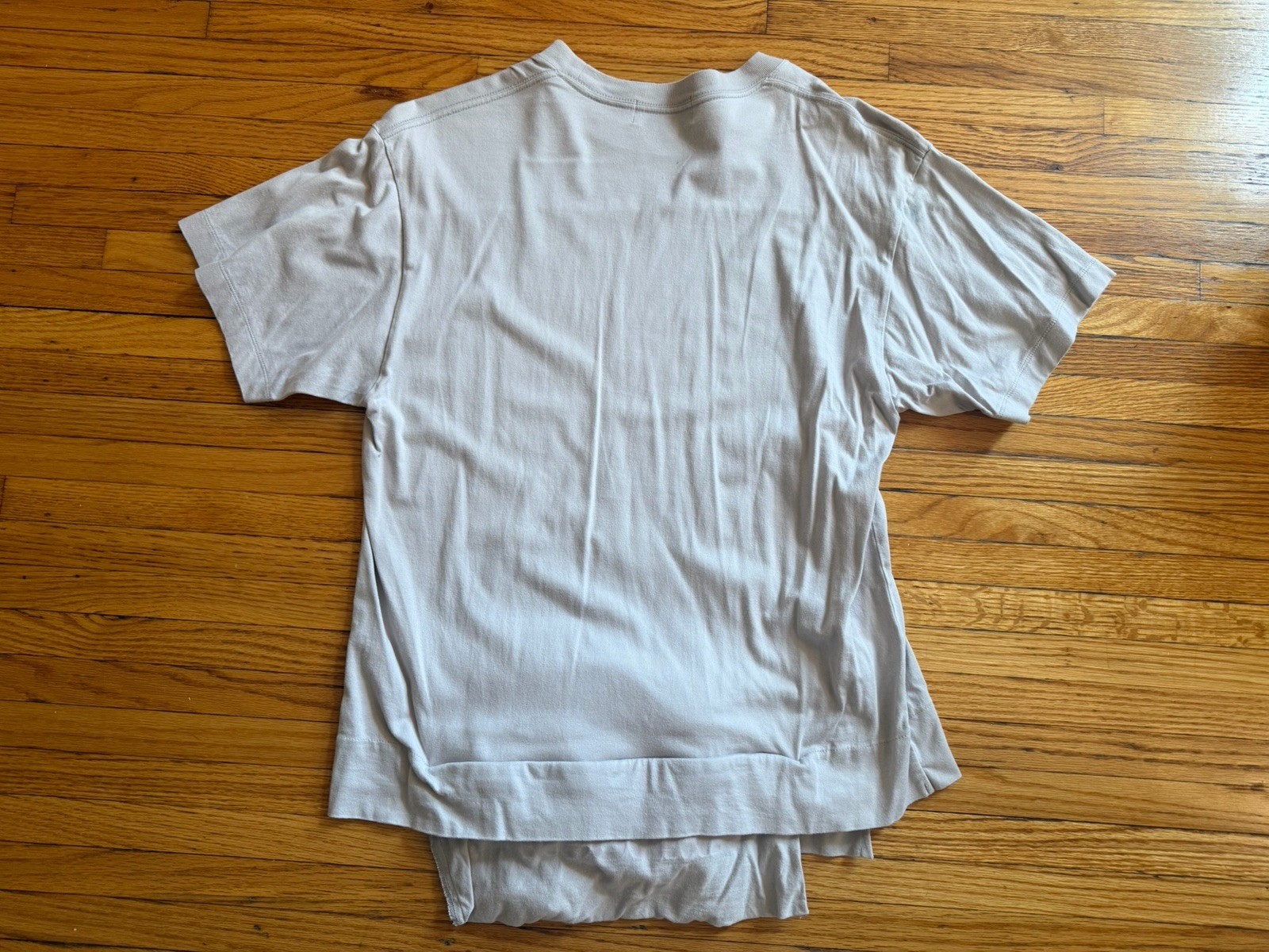 AMBUSH Gray Pink Cotton Jersey Patch SS 2020 Men's Short Sleeve T-Shirt Size 3 gallery