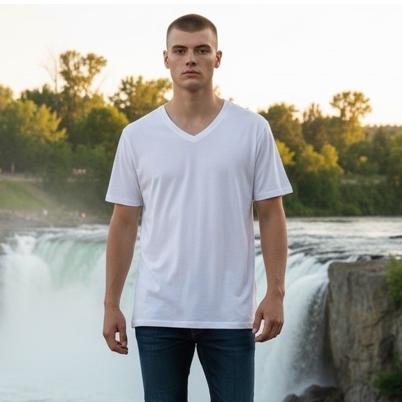 Tommy John Second Skin White V-Neck Undershirt Mens Large 1159103