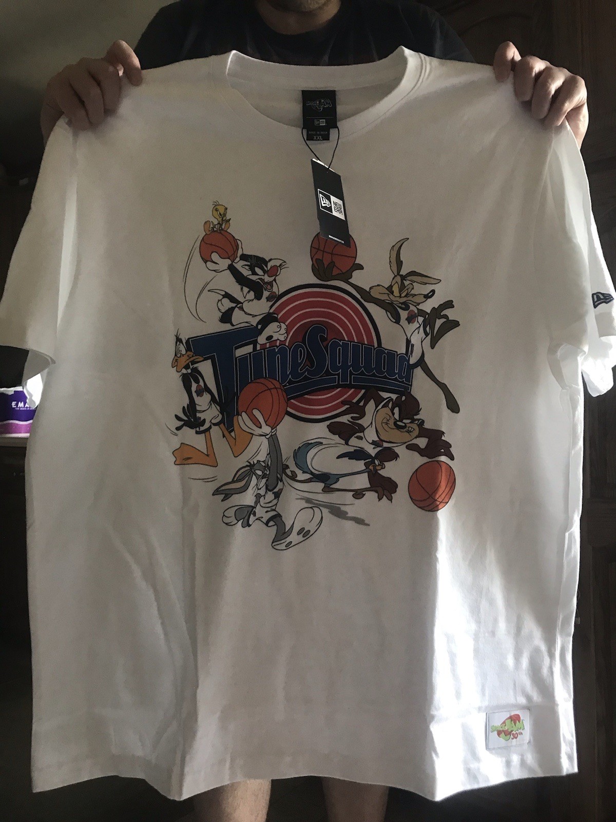 New Era Space Jam 30th Anniversary White Shirt Size Mens XXL BRAND NEW JORDAN gallery