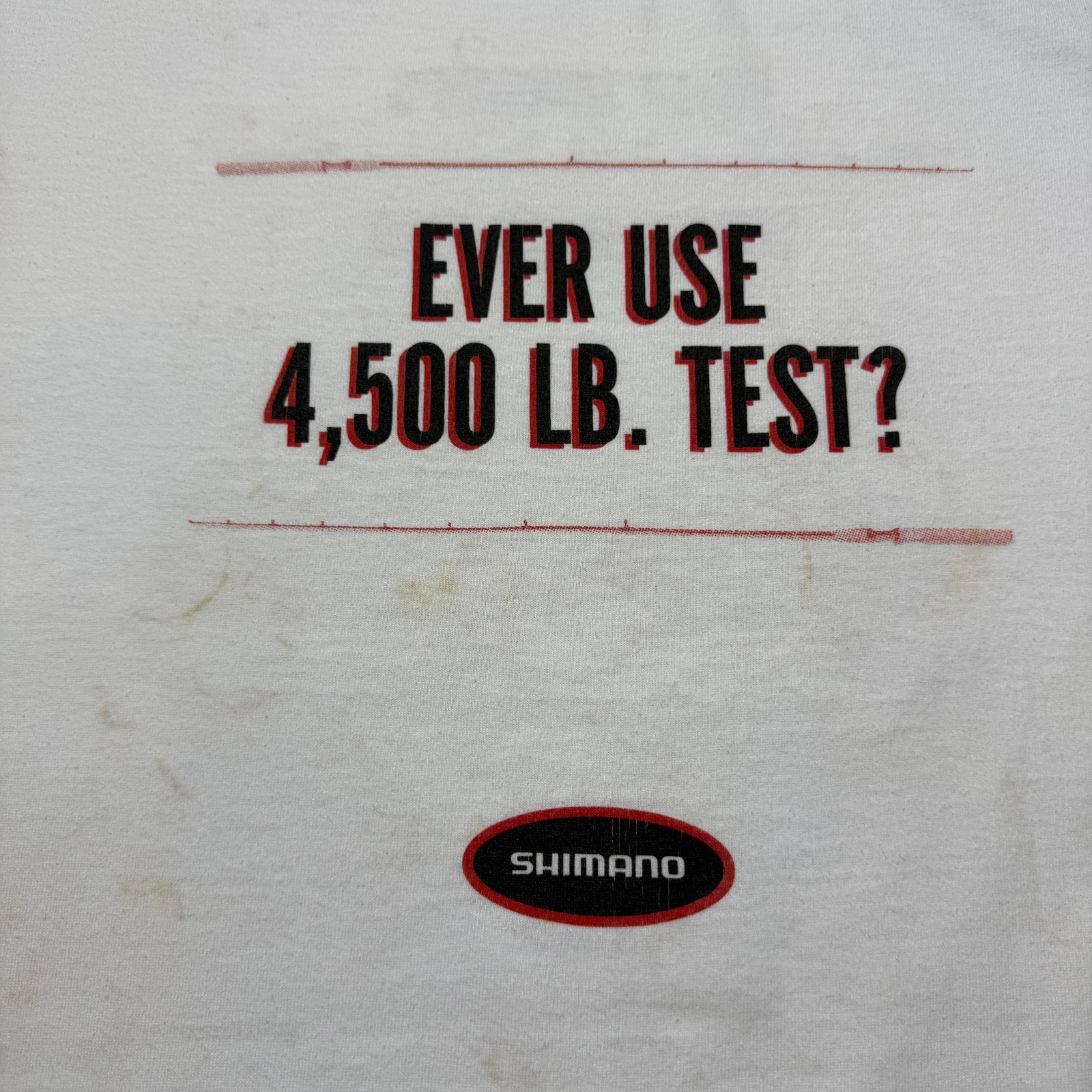 Vintage 90s Hanes Shimano Fishing Pick Up Truck Promo Graphic T-Shirt USA - XL gallery