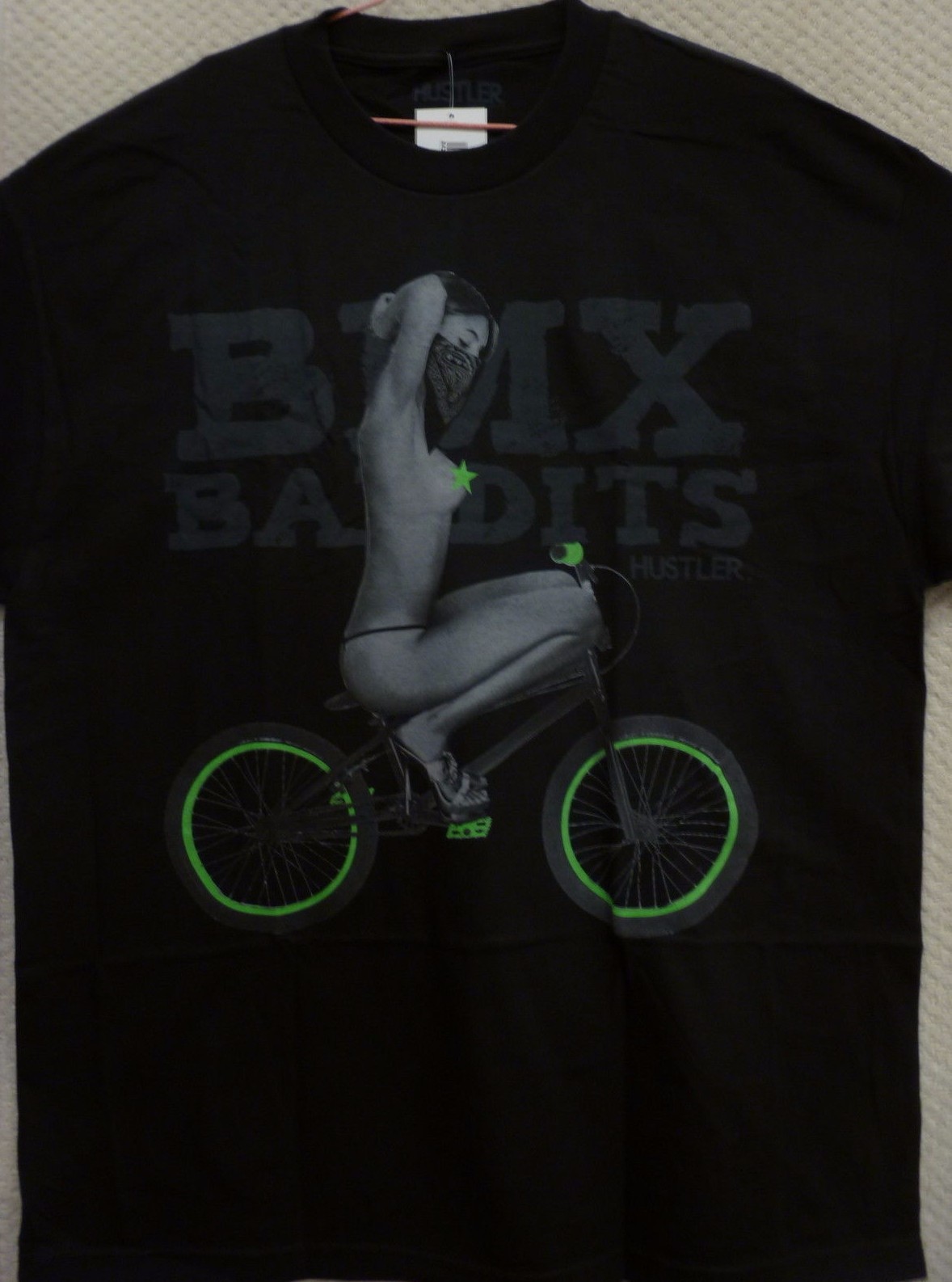 Hustler Men’s T-Shirt “BMX Bandit” –Black