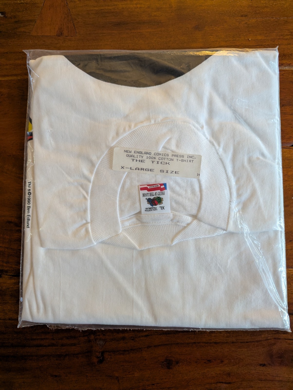 THE TICK LOGO NEW ENGLAND COMIC PRESS XL SIZE VINTAGE T-SHIRT FACTORY SEALED gallery
