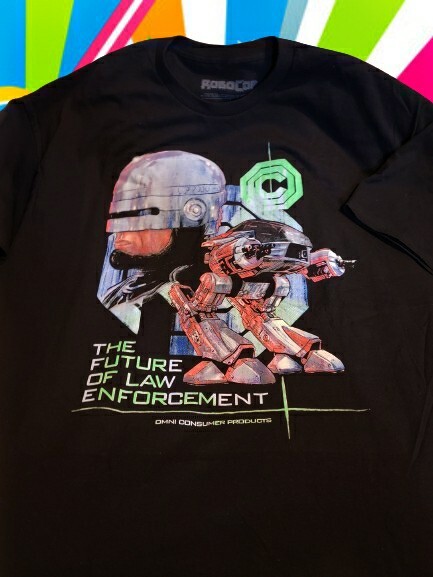 RETRO TEE ! 1980'S ROBOCOP MOVIE T-SHIRT LOOT CRATE NOT AVAILABLE IN STORES 2XL gallery