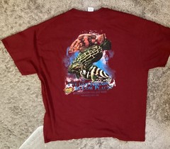 Squid Lips Overwater Grill Maroon Graphic T Shirt XL Florida Grouper Graphic