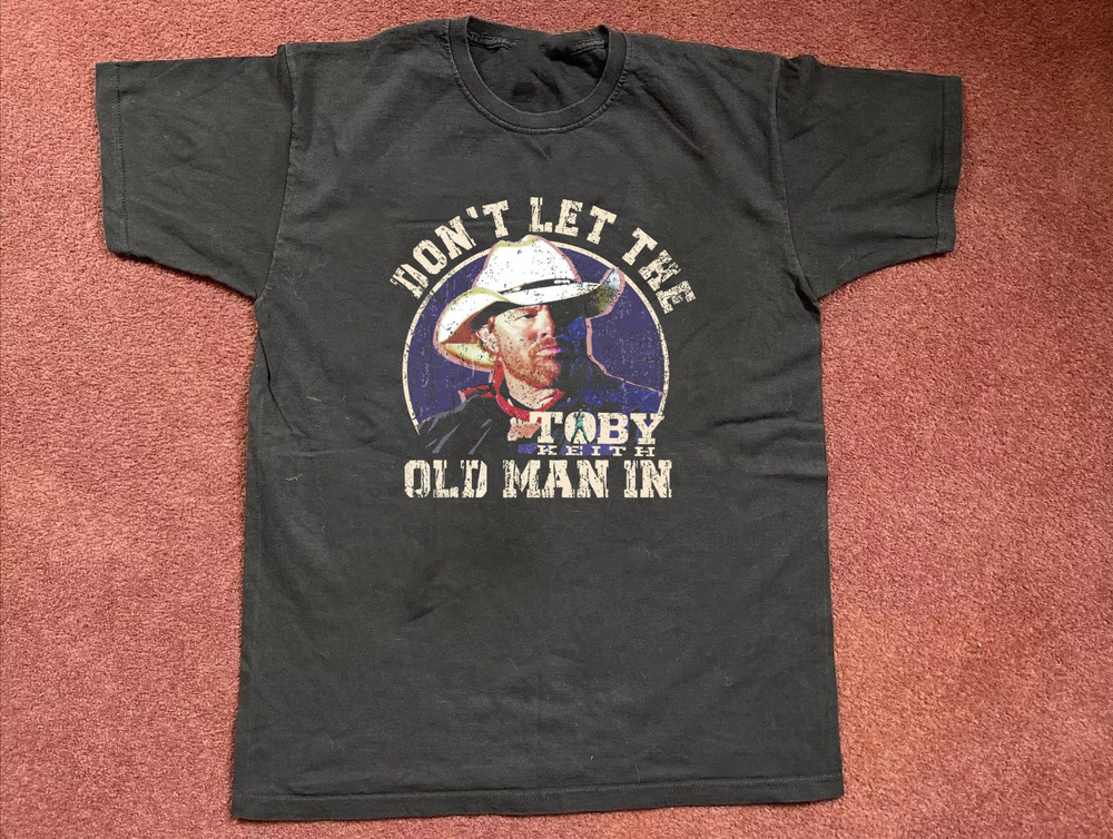 NEW! Toby Keith Black Cotton Shirt Full size S-5XL Unisex TU310