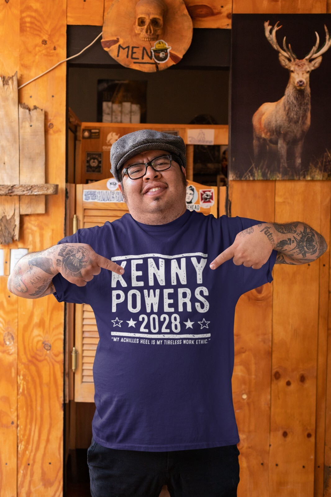 Kenny Powers 2028 Election funny comedy humor duo show Xs-5x Unisex Soft Tshirt gallery