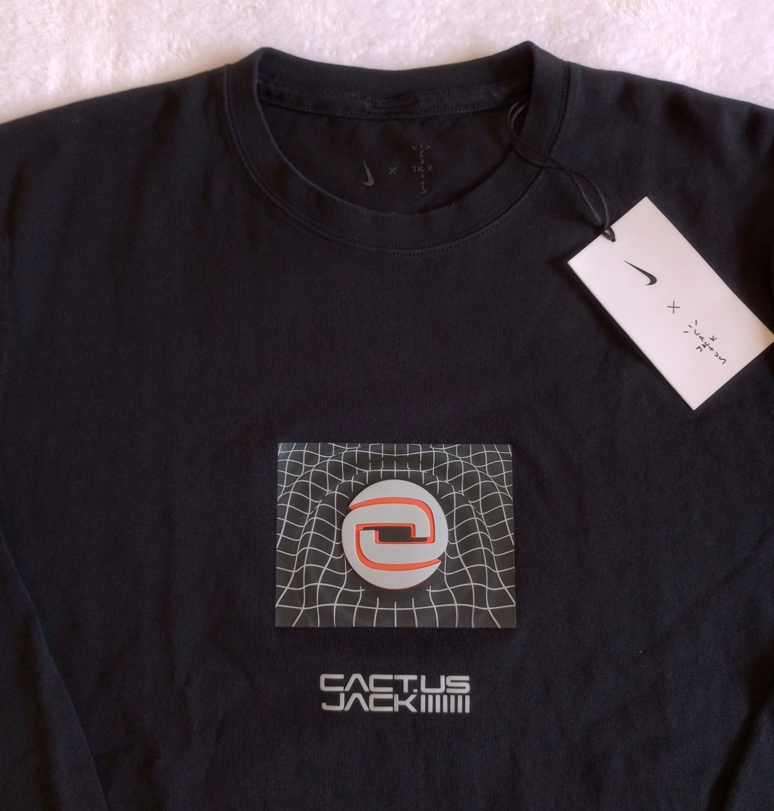 Nike x Travis Scott Cactus Jack NRG BH Long Sleeve T-Shirt Men's Sz M DO6353-010 gallery