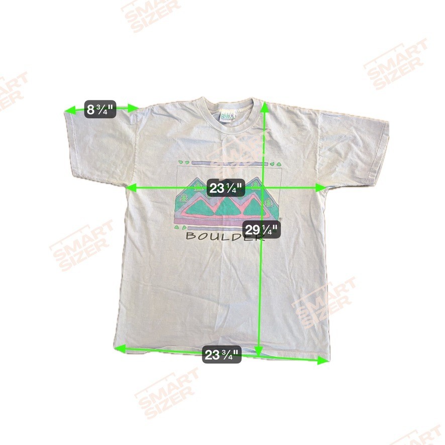 Vintage Boulder Colorado T Shirt Fresh Produce USA Pastel Single Stitch XL gallery