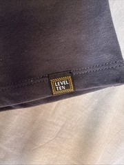 Level 10 Couture Men’s Dark, Gray Pattern, Design, Cotton T-Shirts Large NWT