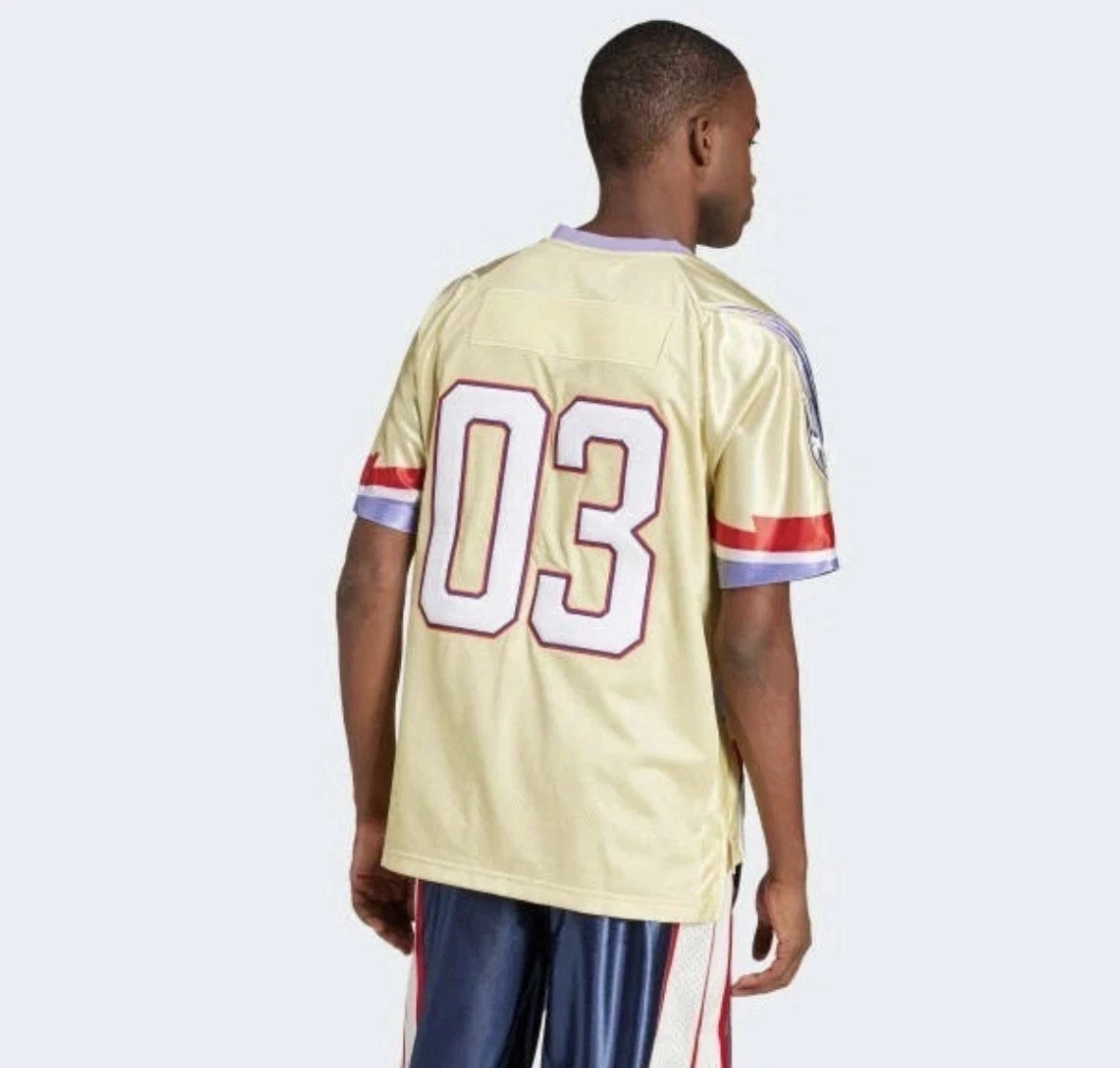 adidas Adilenium Season 3 Team Jersey Powder Yellow JX1700 Men's MEDIUM gallery