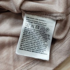 H&M Ringer Tee Men Medium Tan Short Sleeve Silk Wool Blend Regular Fit 1260005 1