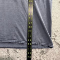 Distressed Y2K Devils Backbone Brewing Company Graphic T-Shirt Blue Mens XL