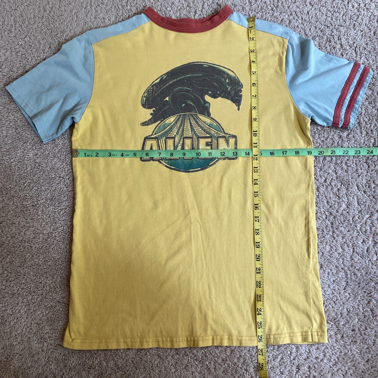Vintage Alien Movie Ringer Shirt Sz S/M See Description gallery