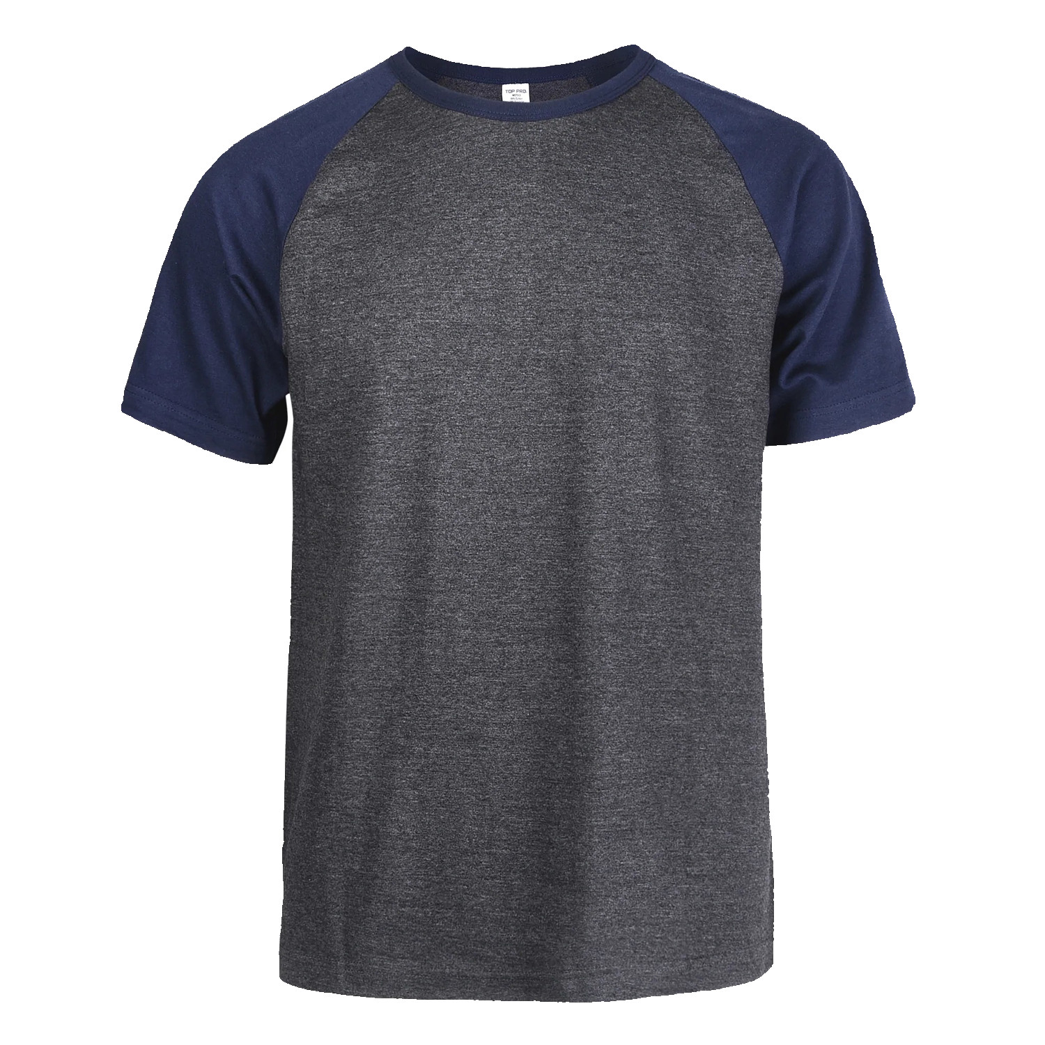 Raglan Baseball Tee-Shirt Premium Cotton Jersey Short Sleeve Men's New Two Tone gallery