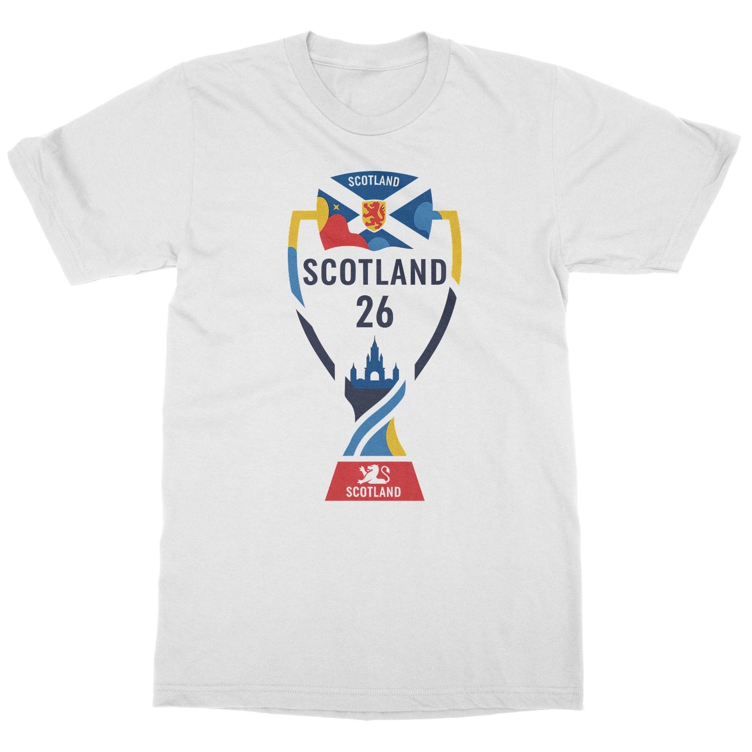 Scotland 26 Trophy Graphic – Soccer Fan Pride Unisex T-Shirt