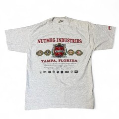 Vintage Nutmeg Industries Single Stitch Tshirt Large 90s Tampa Florida Sport