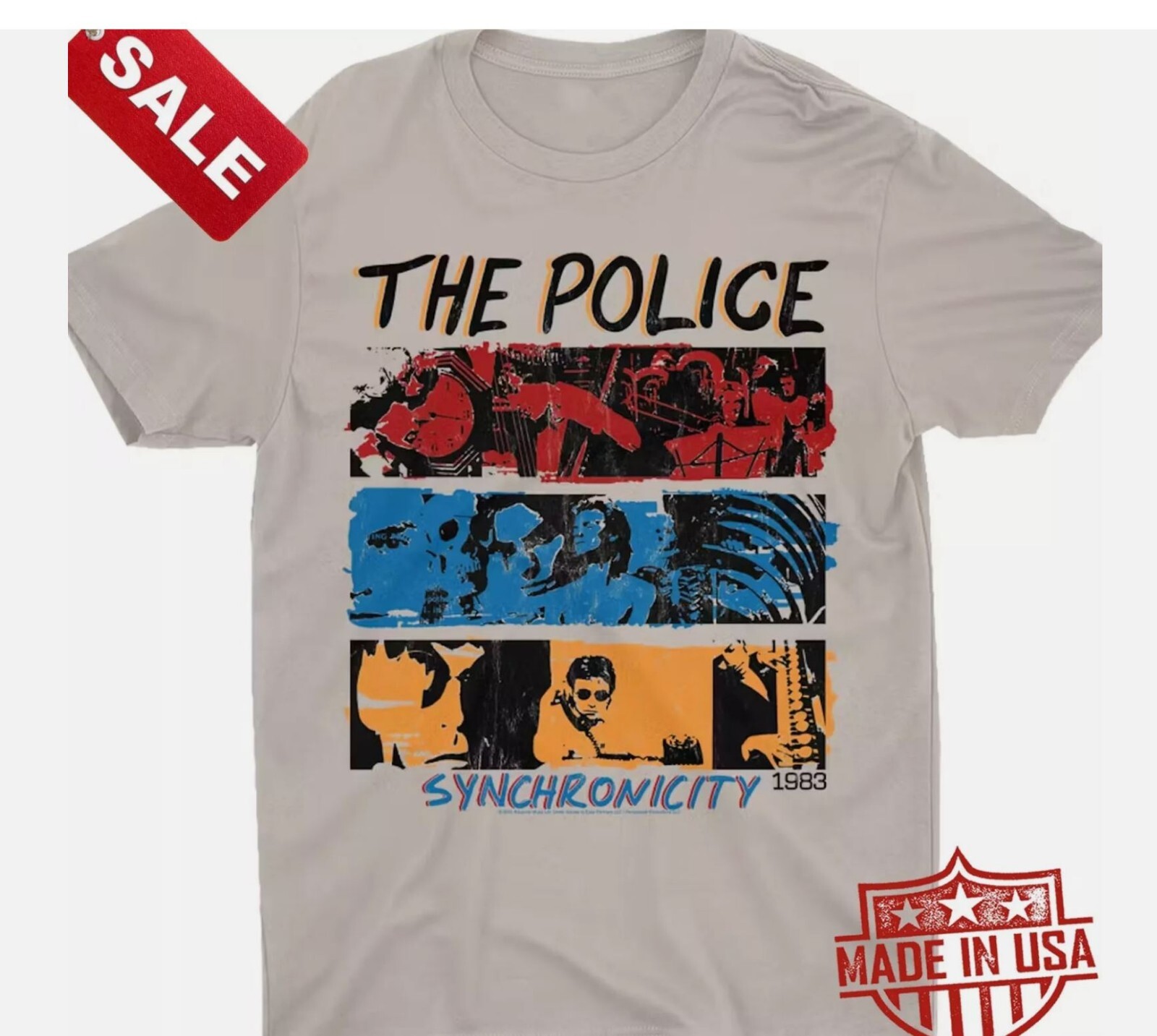 New The Police 1983 Synchronicity Tour Gift For Fans Unisex S-5XL Shirt gallery