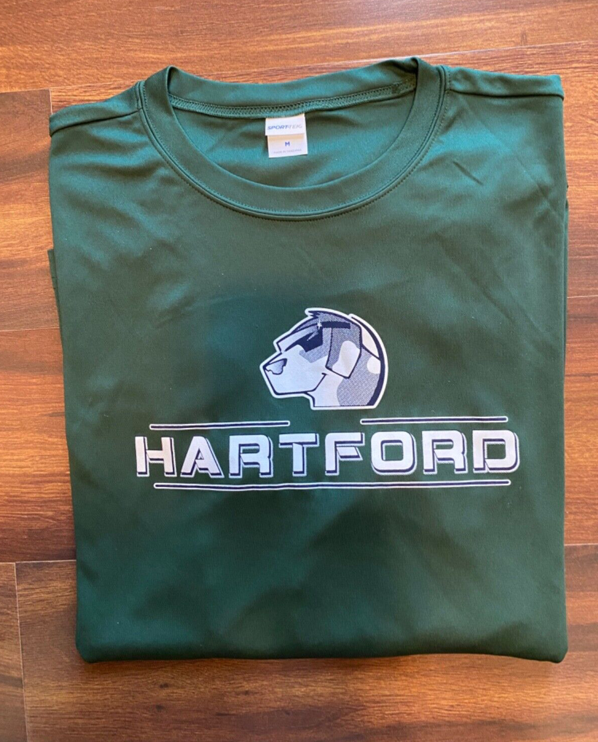 NWOT Sport-TEK Graphic Hartford T-Shirt Green Size M gallery