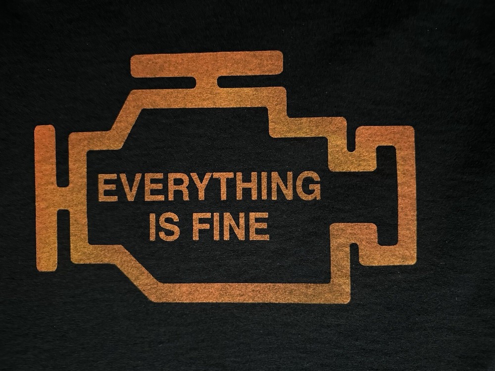 Check Engine Light T Shirt JDM Honda Civic Toyota Supra Subaru BMW Nissan 2JZ