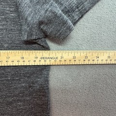 Smartwool T Shirt Medium Men’s Henley Short Sleeve Merino Wool Hemp Gray Outdoor