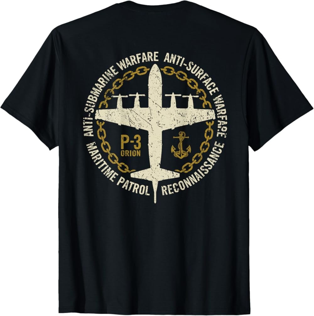 NEW LIMITED P-3 Orion Anti-Submarine Warfare Patrol Military Aircraft T-Shirt