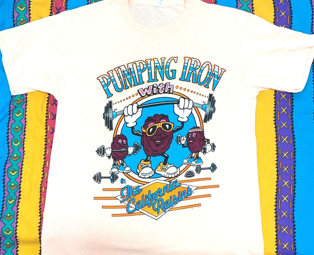 The California Raisins T-shirt White Short Sleeve All Sizes 1T124