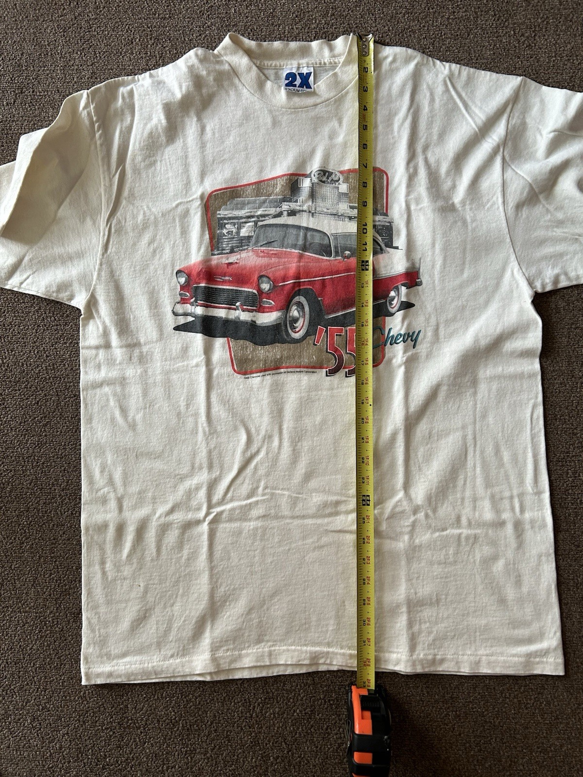 Vintage Deadstock 55 Chevy Single Stitch, X-Large Measurements in Description gallery
