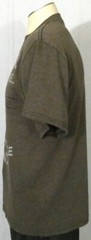 Peanuts Brown Large T-Shirt Snoopy Hard Work Never Hurt Anyone 50 50 Blend