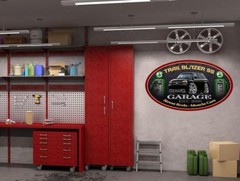 Trailblazer SS Classic Garage Sign Wall Art Graphic Sticker