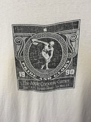 Vintage Apple Computers 1990 Corporate Games Men’s L White 90s Shirt Macintosh