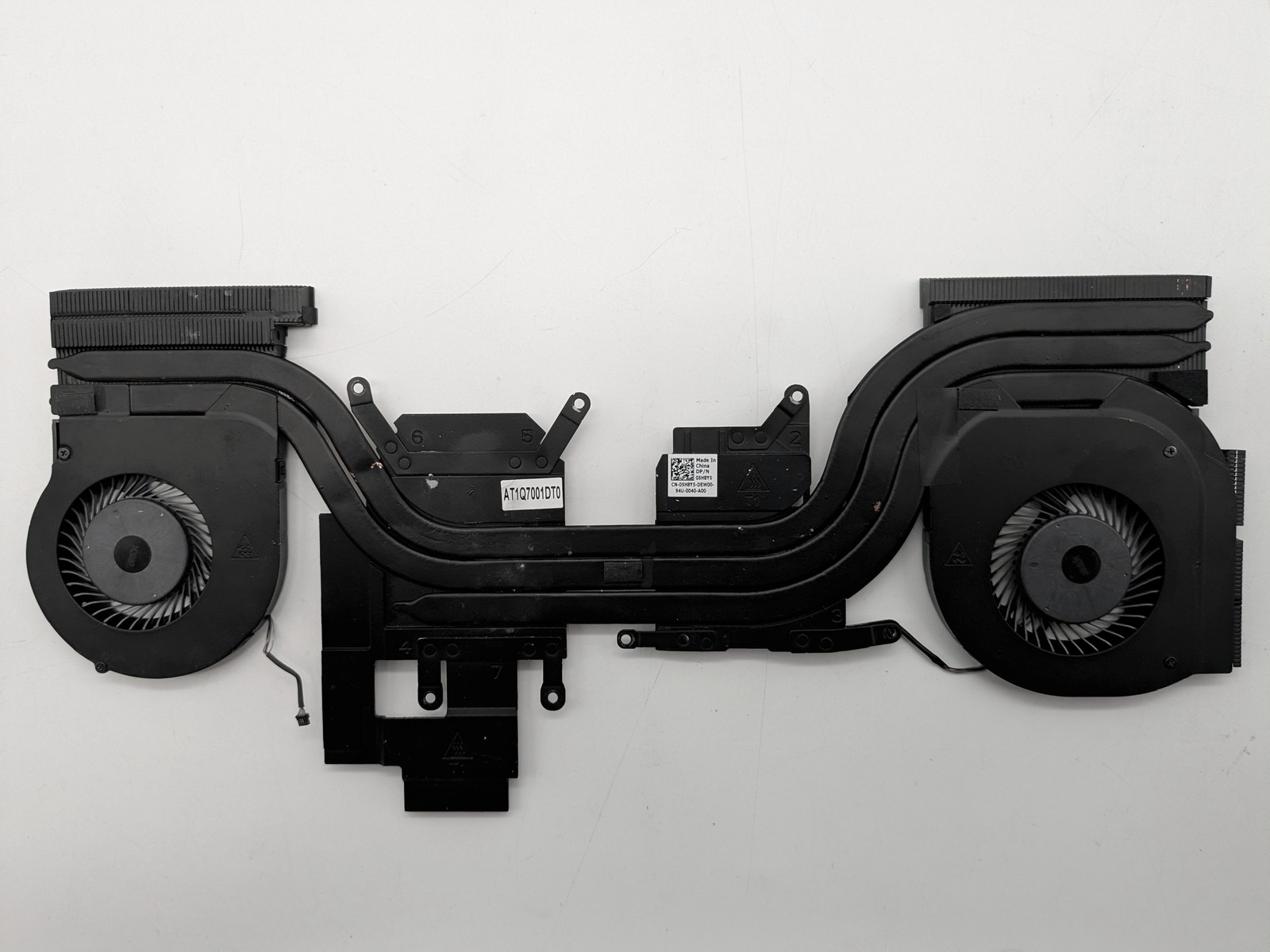 Dell Alienware 13 R3 05H8Y5 5H8Y5 CPU cooling fan GPU Fan with Heatsink