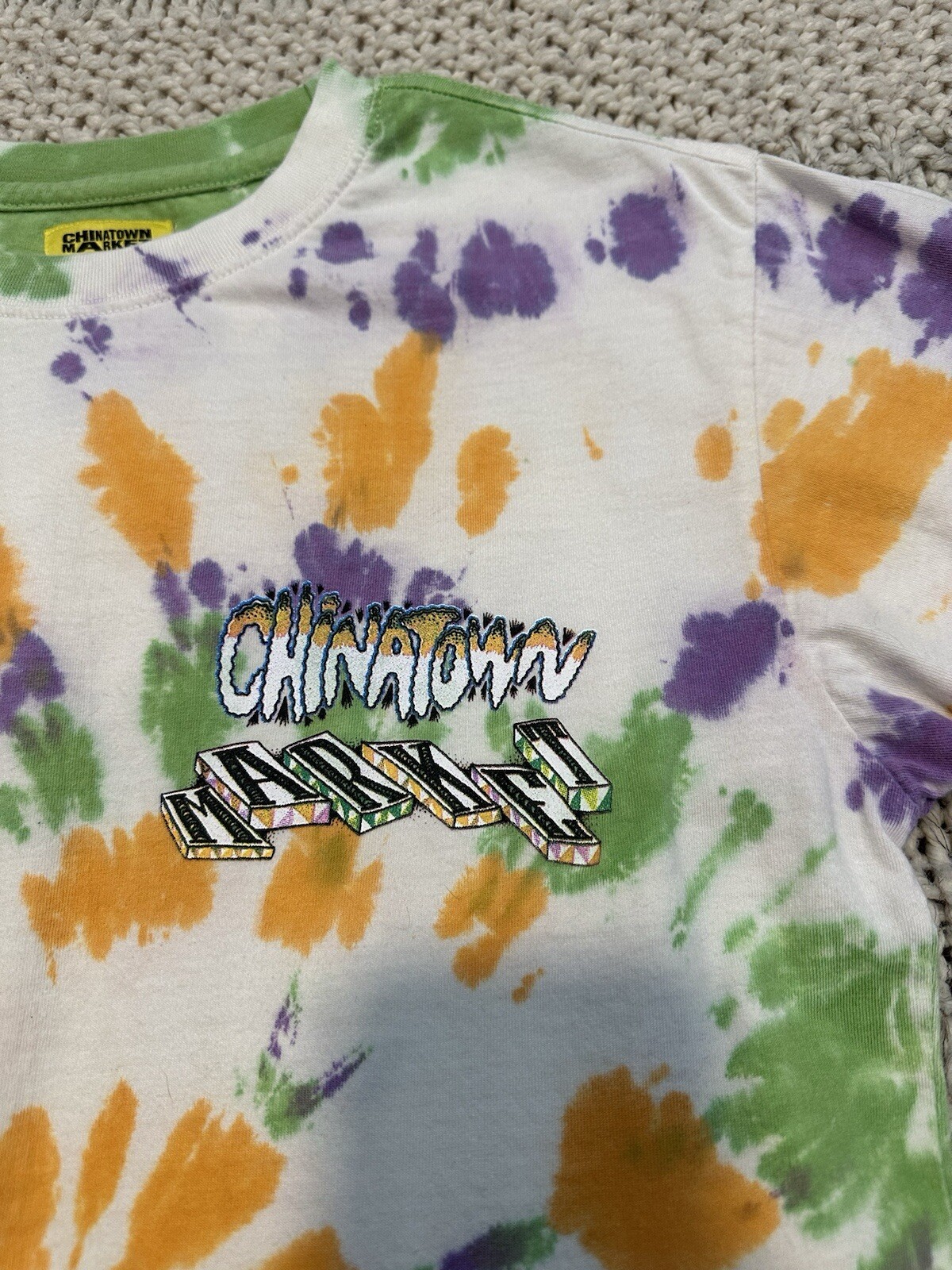Chinatown Market Tye-Dye Graphic Tee Size Small gallery