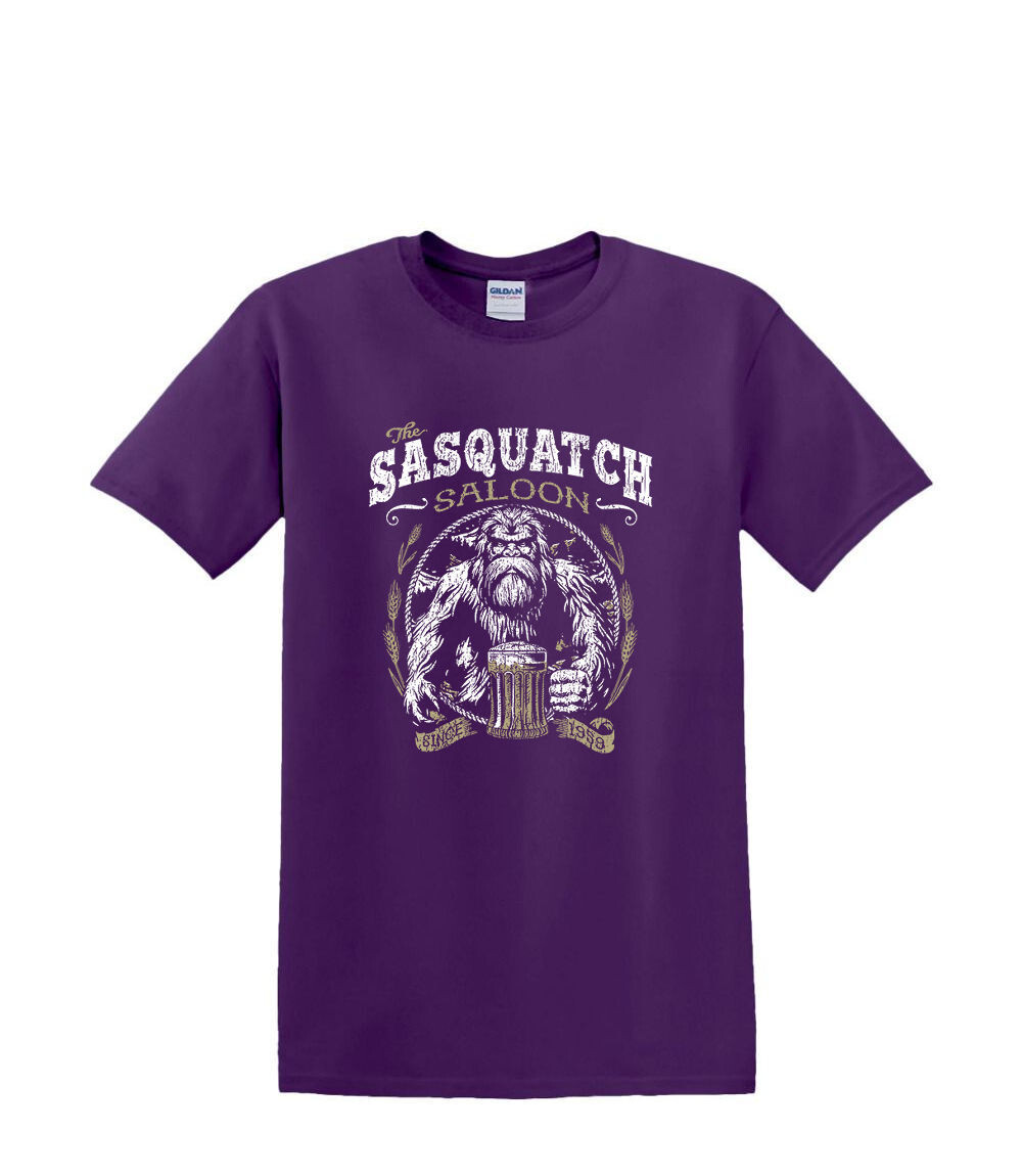 T-Shirt S to 2XL 3XL - SASQUATCH SALOON - BIGFOOT SASQUATCH FUNNY Adult gallery