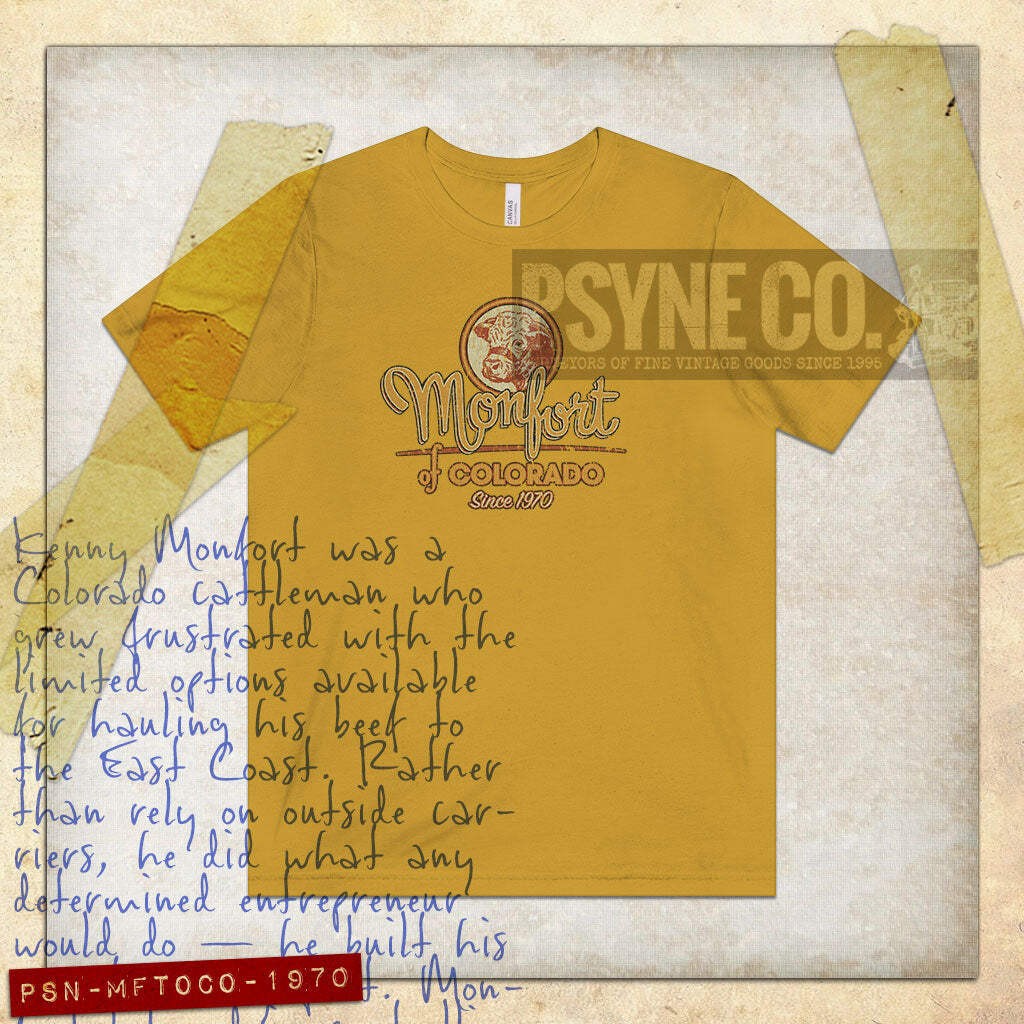 Monfort of Colorado Trucking 1970 Vintage Men's T-Shirt gallery
