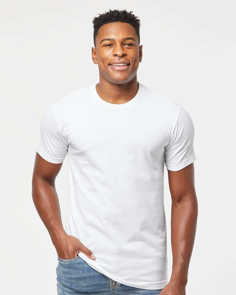 J & J Ink Private Label Unisex Short Sleeve T-Shirt 100% Cotton 4XL , 5XL