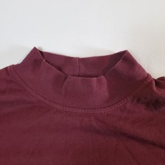 Cabela’s Maroon Made in Canada – L Reg High Neck TShirt T Shirt Top Hunting