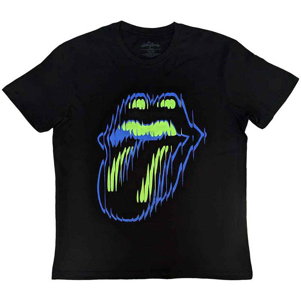 The Rolling Stones Distorted Tongue Official T-Shirt Mens
