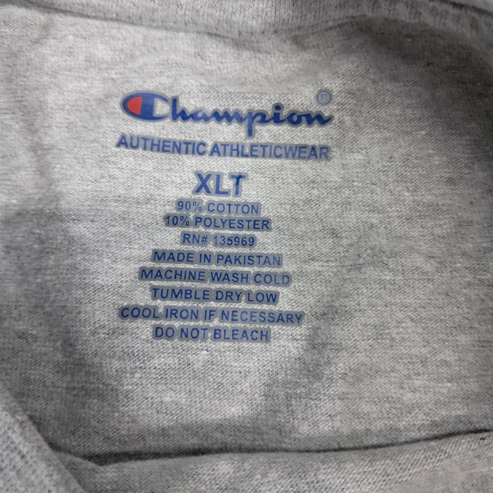 Champion Men's T-Shirt Grey X-Large Tall gallery