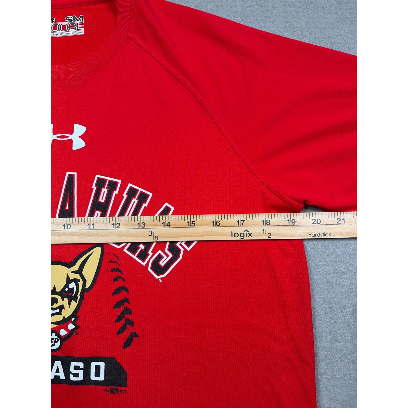 El Paso Chihuahuas Minor AAA Baseball Mens Small Under Armour HeatGear T-Shirt gallery