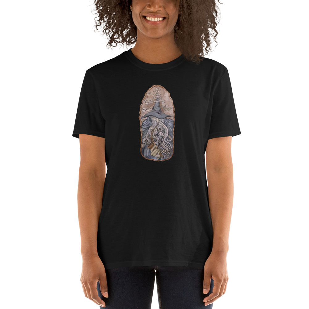 SMOKING GANDALF, HOBBIT, LORD OF THE RINGS, PRINTED T-SHIRT gallery