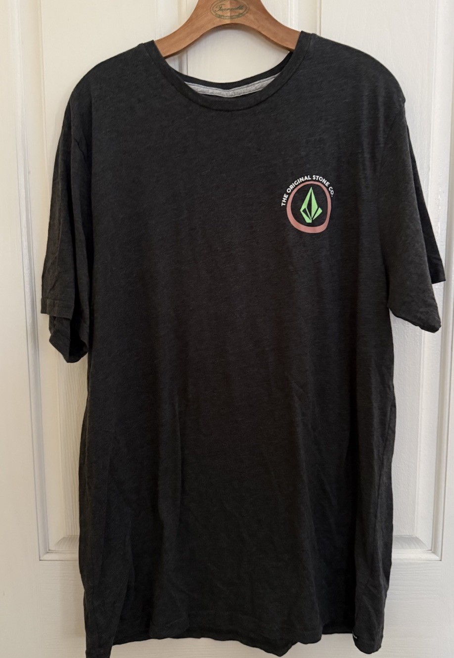 Volcom Stone PSYCHEDELIC True To This Logo Dark Gray Men’s T- Shirt size XL gallery