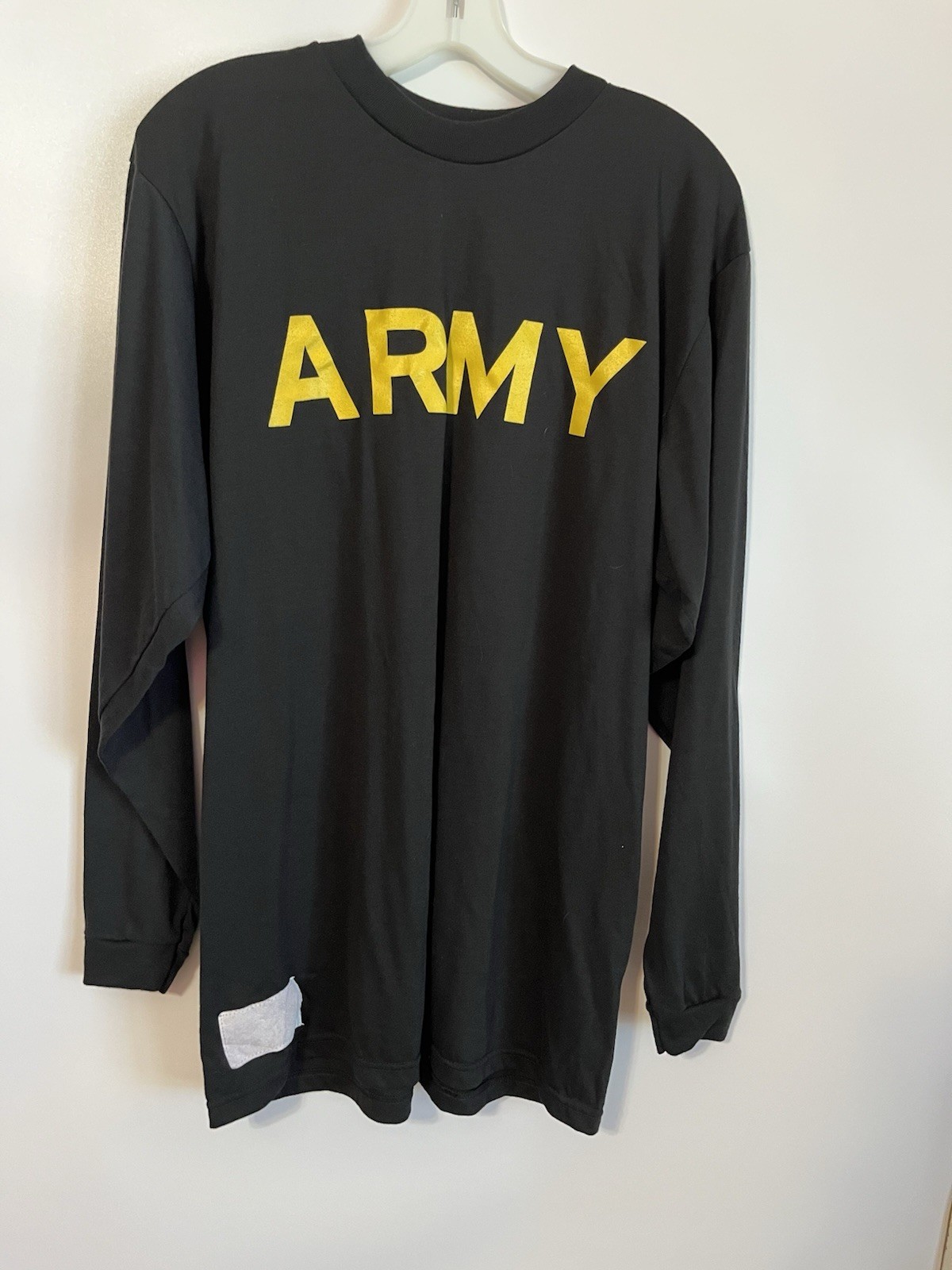 Military Army 3 Piece Set Physical Fitness Uniform 2 Shirts/1 Bag Black Large gallery