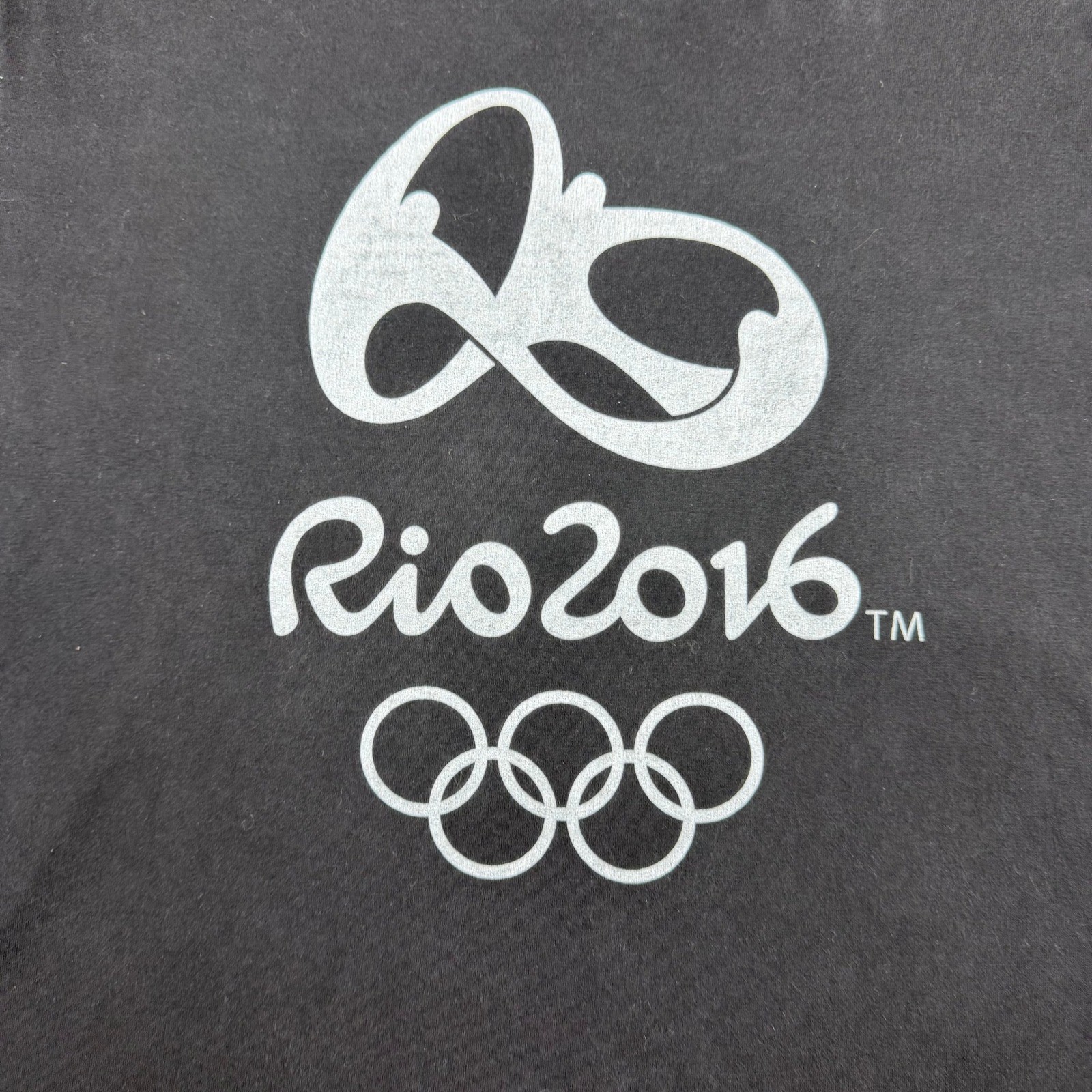 Rio 2016 Olympics T Shirt Mens XL Black Short Sleeve Graphic Souvenir Tee gallery