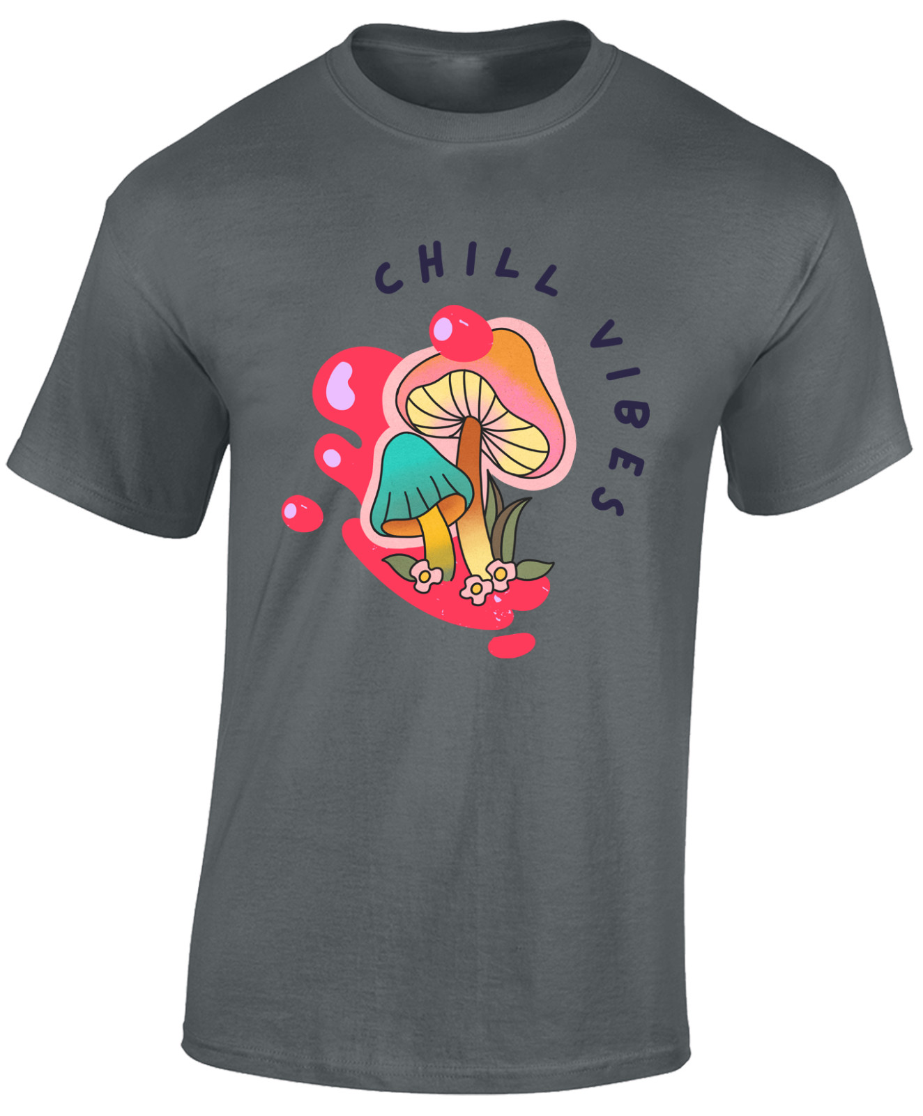 CHILL VIBES MENS T SHIRT FUNNY SUMMER HOLIDAY CLOTHING CASUAL NICE TOP gallery