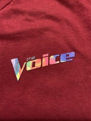 NBC The Voice Pharrell Williams Adam Levine Christina Aguilera Blake T-Shirt SM