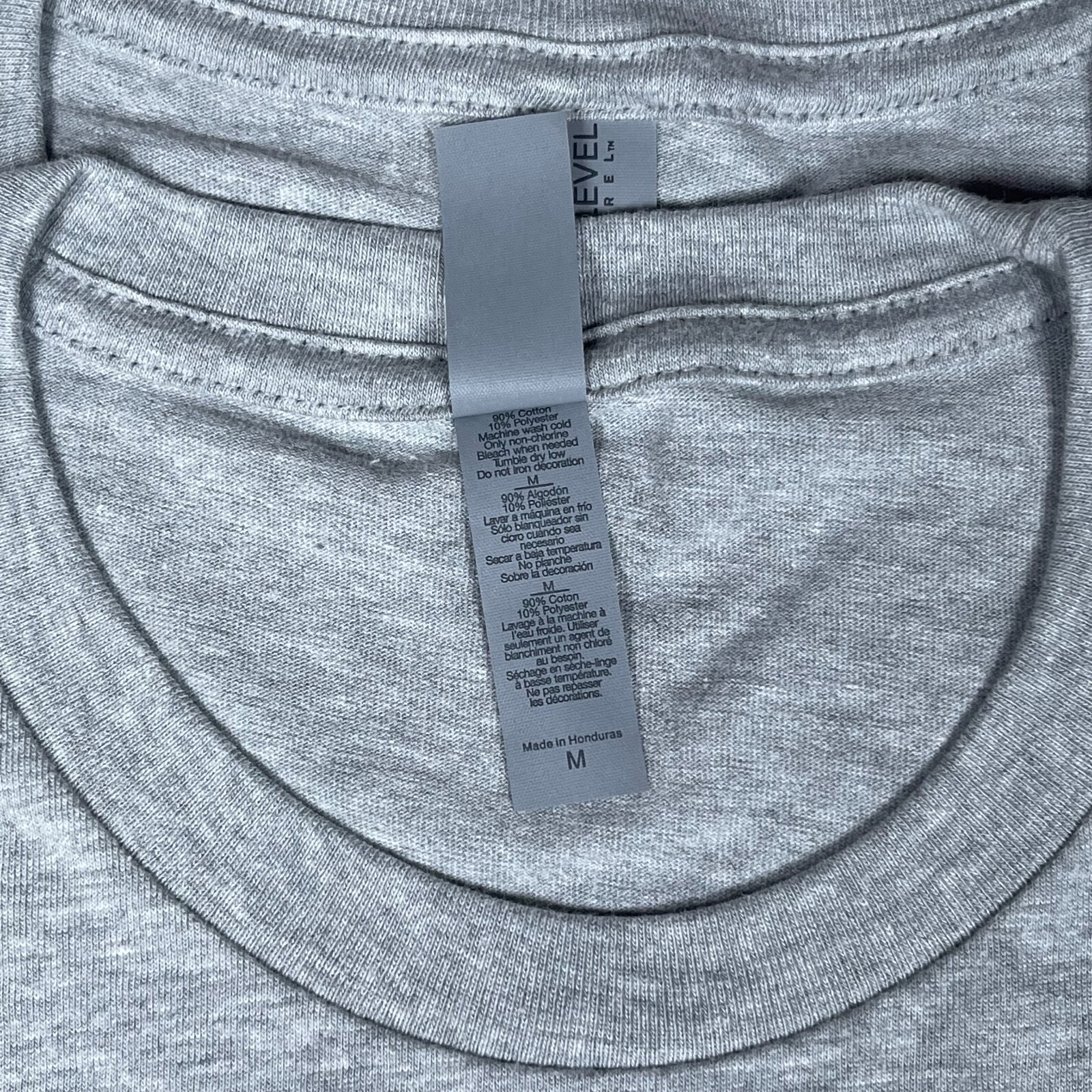 Lot of 3 Next Level Unisex Premium Gray TShirts Plain Super Soft US Size M gallery