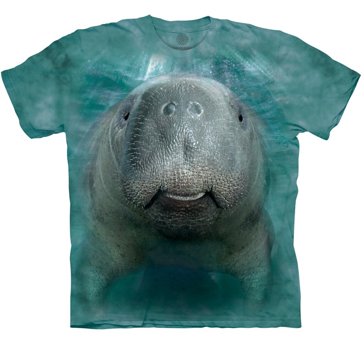 Manatee Sea Cow Marine Aquatic Wildlife Ocean Animal Blue Mountain T-Shirt S-3X gallery