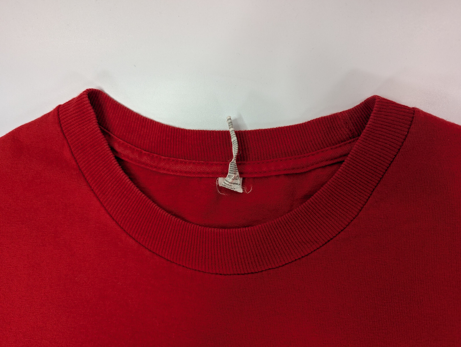 Apple Store Employee Shirt Mens XL Red Coding Apple Logo Technology Code gallery